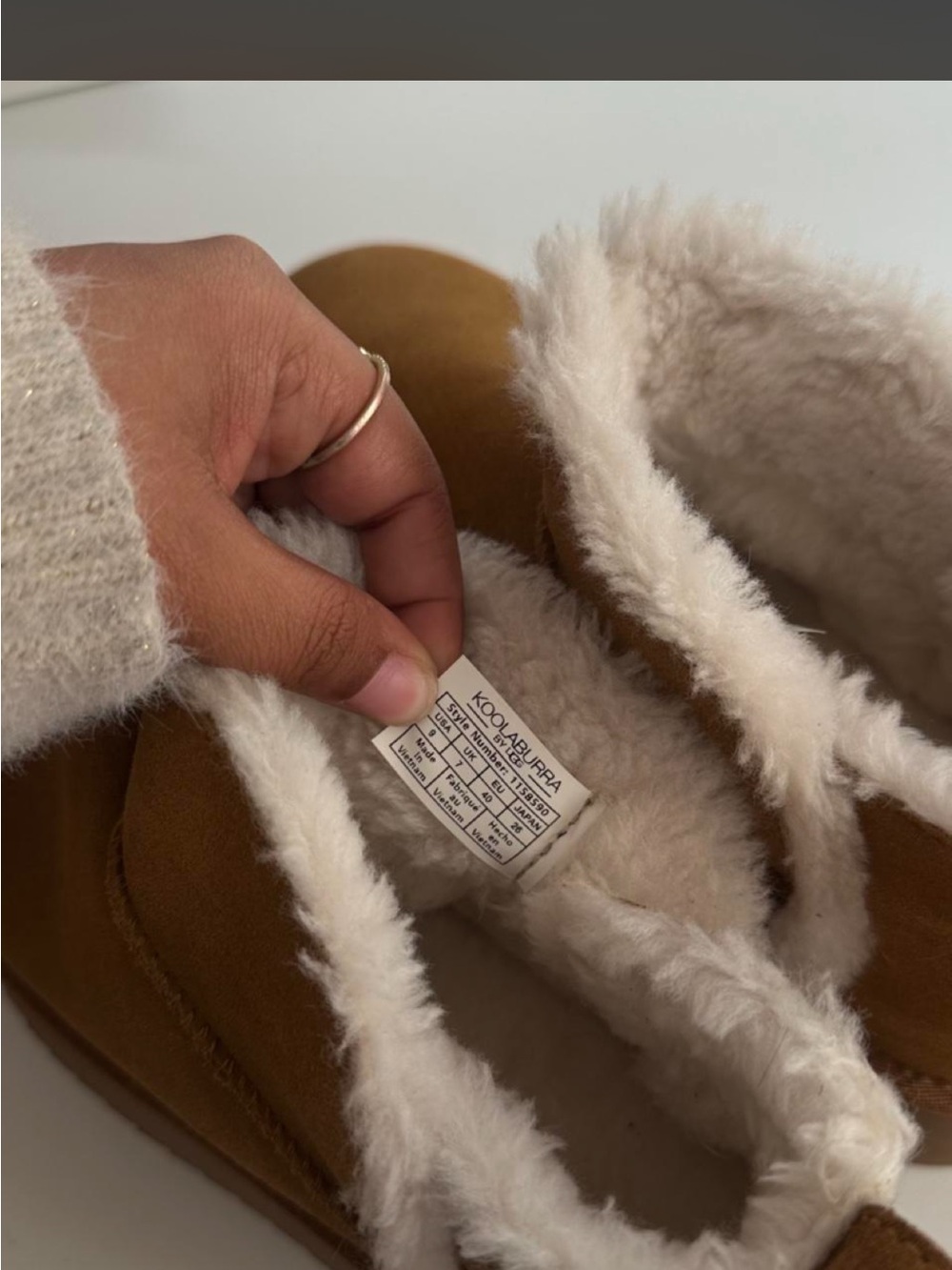 Women's chestnut kookaburra ugg boots